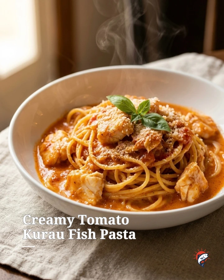 Creamy Tomato Kurau Fish Pasta