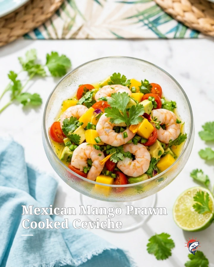 Mexican Mango Prawn Cooked Ceviche